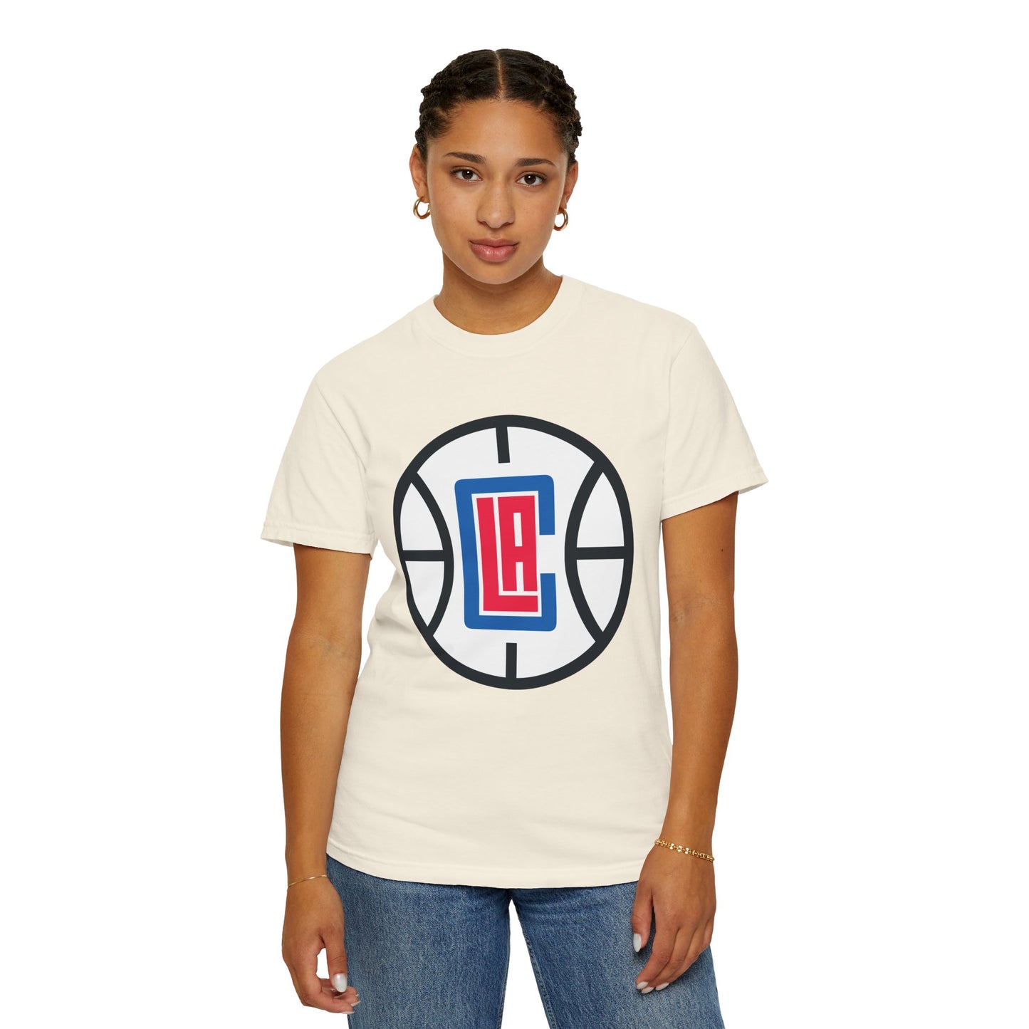 LA Clippers Garment-Dyed T-Shirt – Premium Cotton Tee for Customization