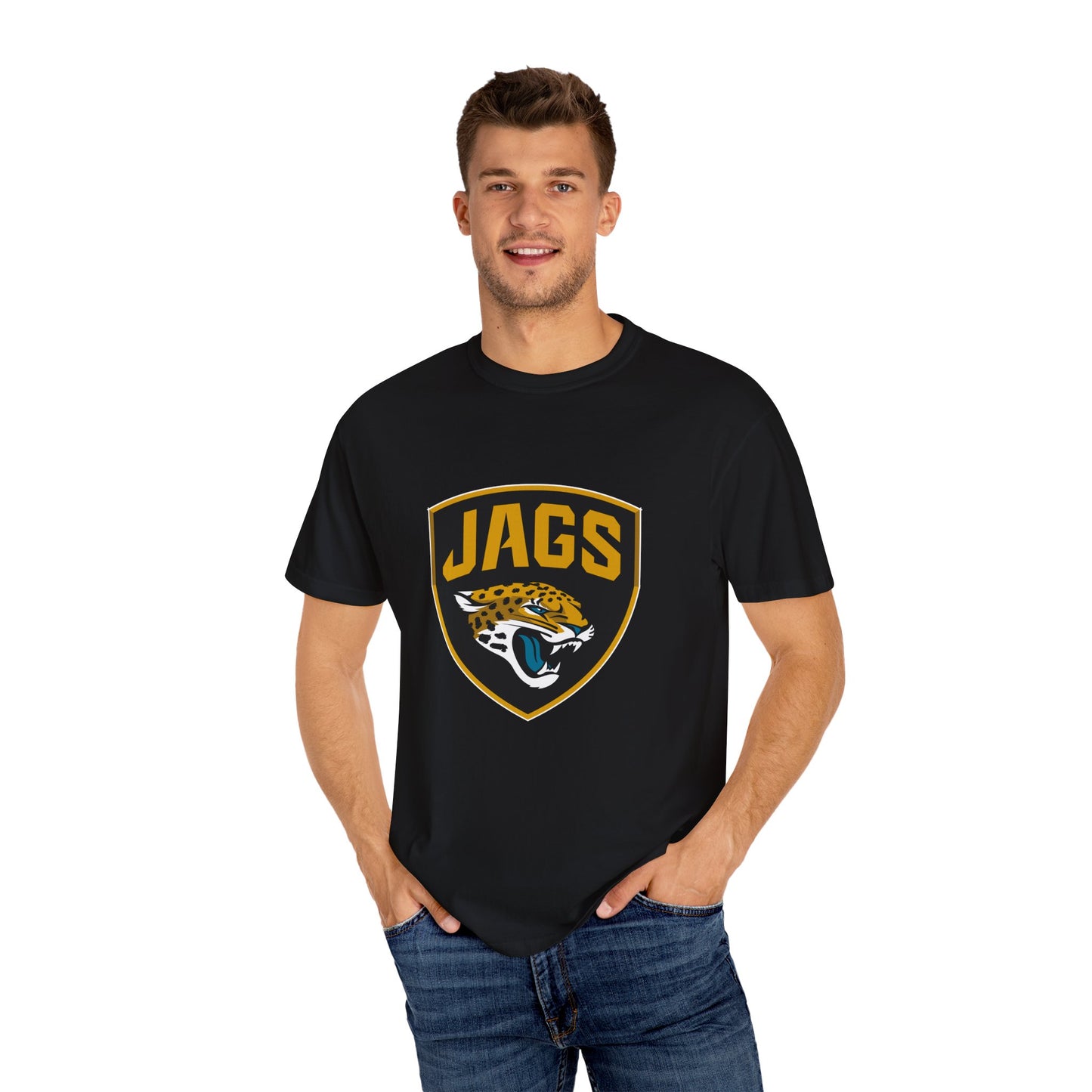 Jacksonville Jaguars Collectibles Garment-Dyed T-Shirt – Premium Cotton Tee for Customization