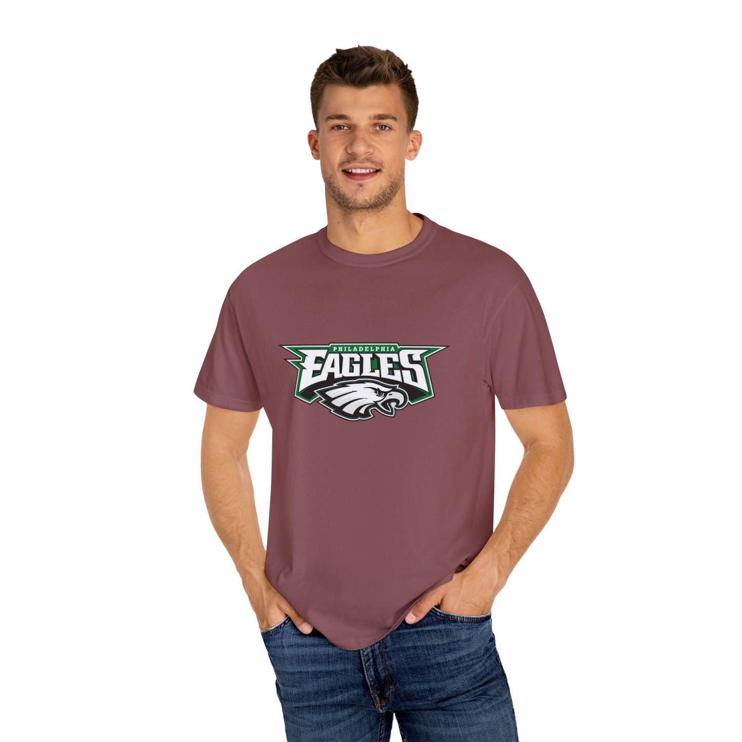 Philadelphia Eagles Gear Garment-Dyed T-Shirt – Premium Cotton Tee for Customization