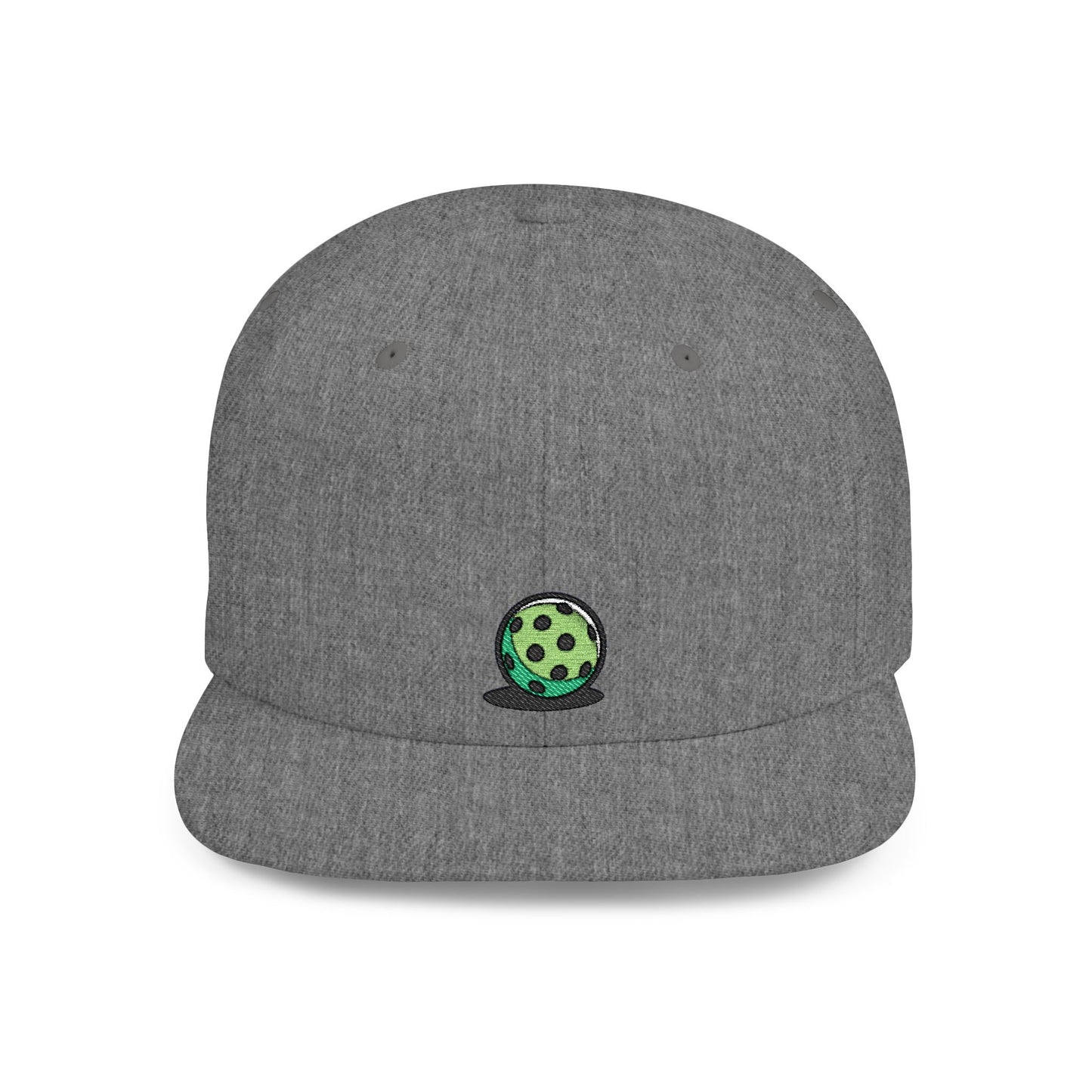 Icons Embroidered Ball Flat Bill Snapback – Lightweight, Custom Fit, Premium Quality