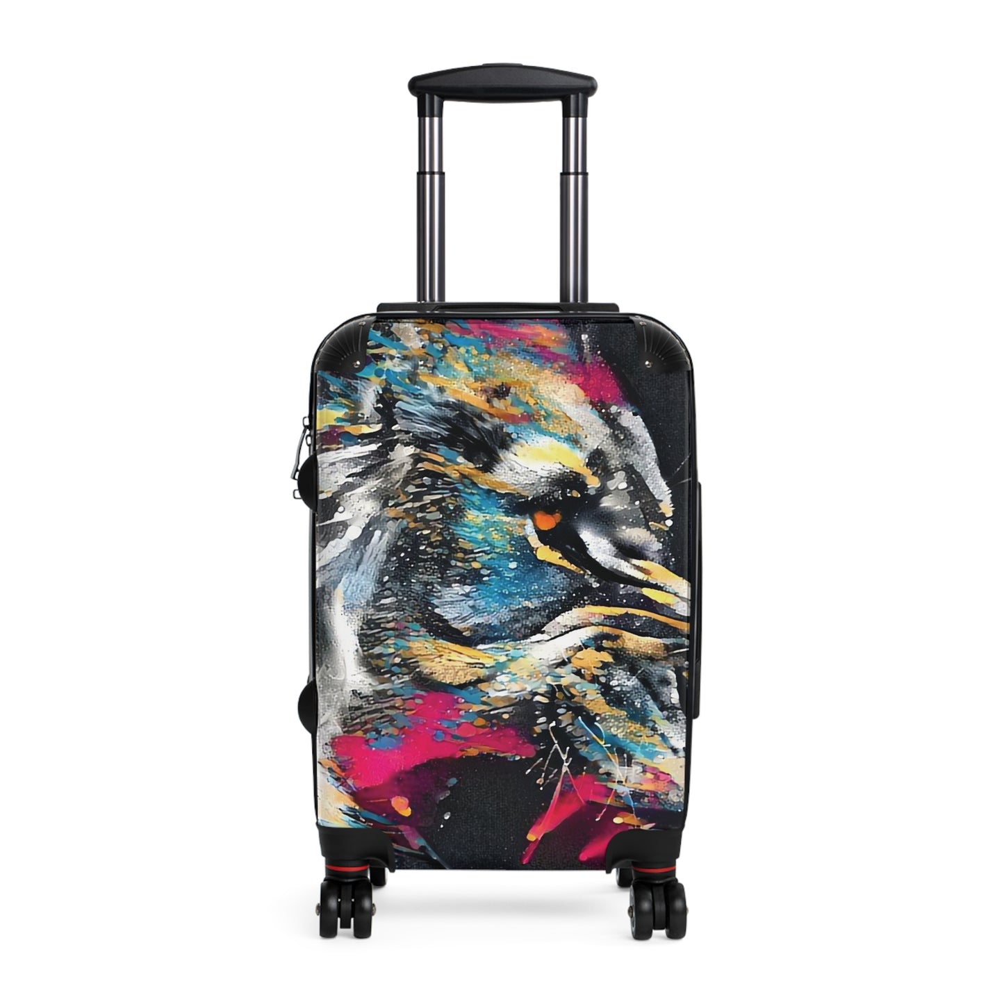 Abstract Lion Roar Art Carry-On Suitcase - Stylish Luggage for Travelers