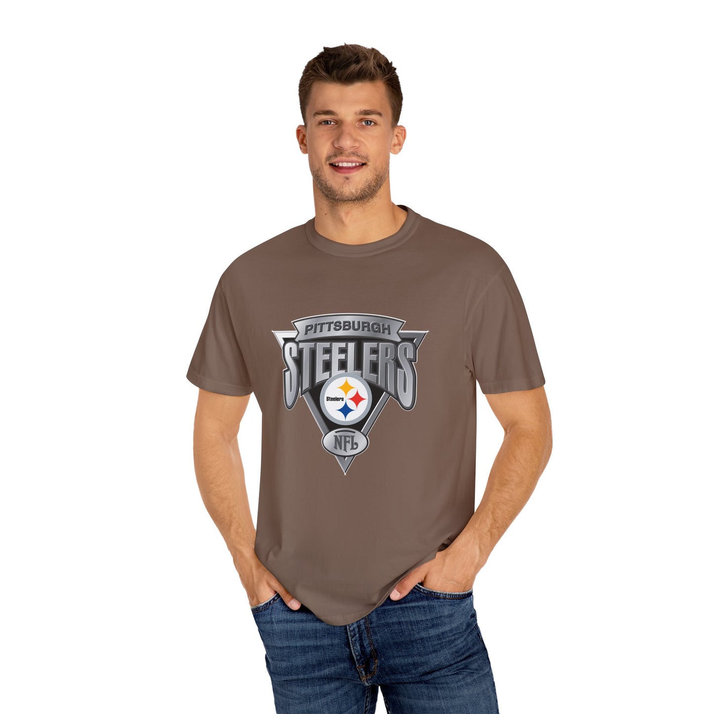 Pittsburgh Steelers Nation Garment-Dyed T-Shirt – Premium Cotton Tee for Customization