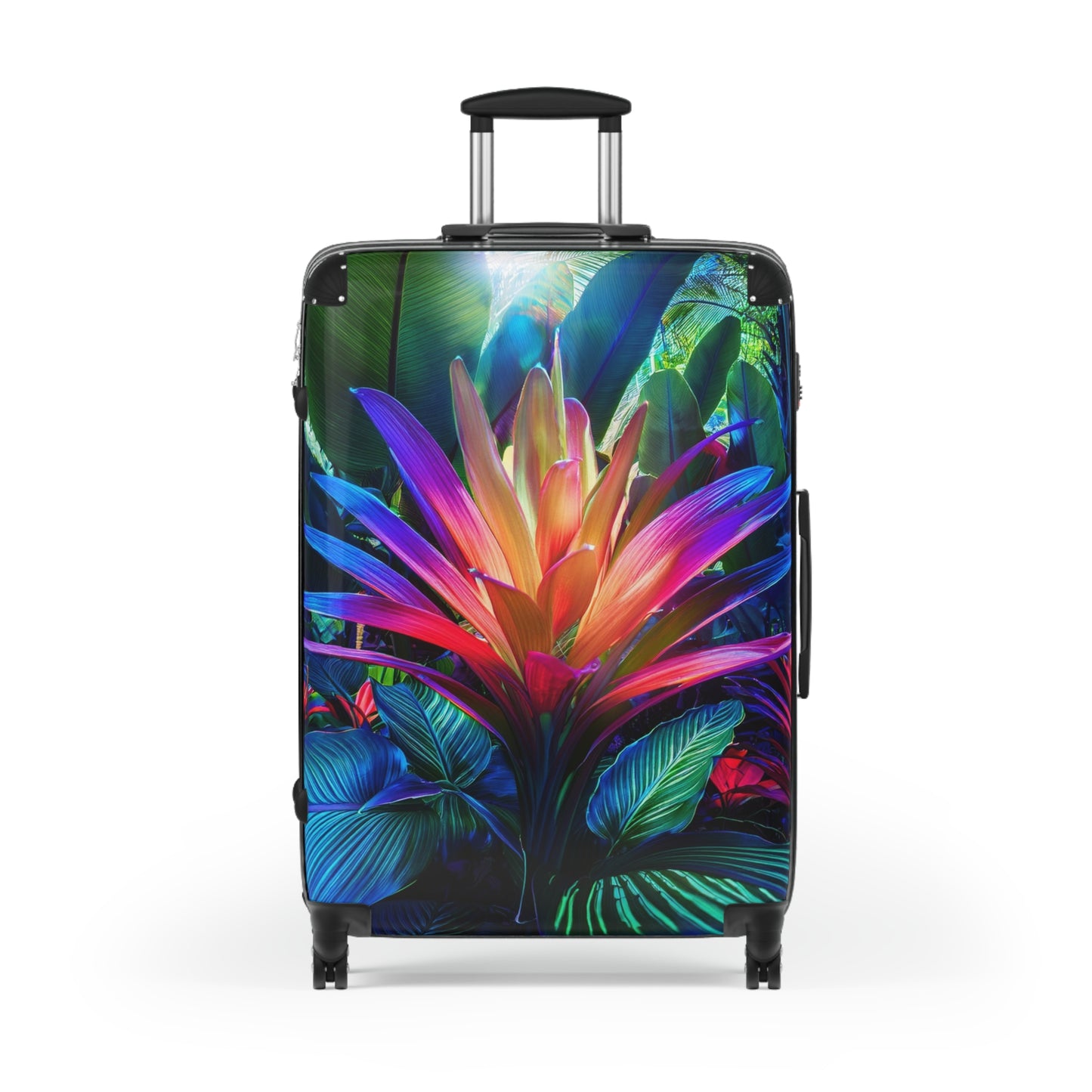 Nature Flowers Floral Tropical Flower Art Carry-On Suitcase - Stylish Luggage for Travelers