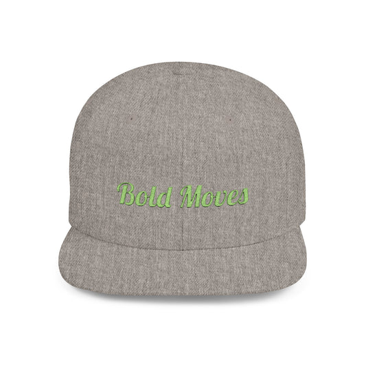 Text Bold Move Flat Bill Snapback – Lightweight, Custom Fit, Premium Quality