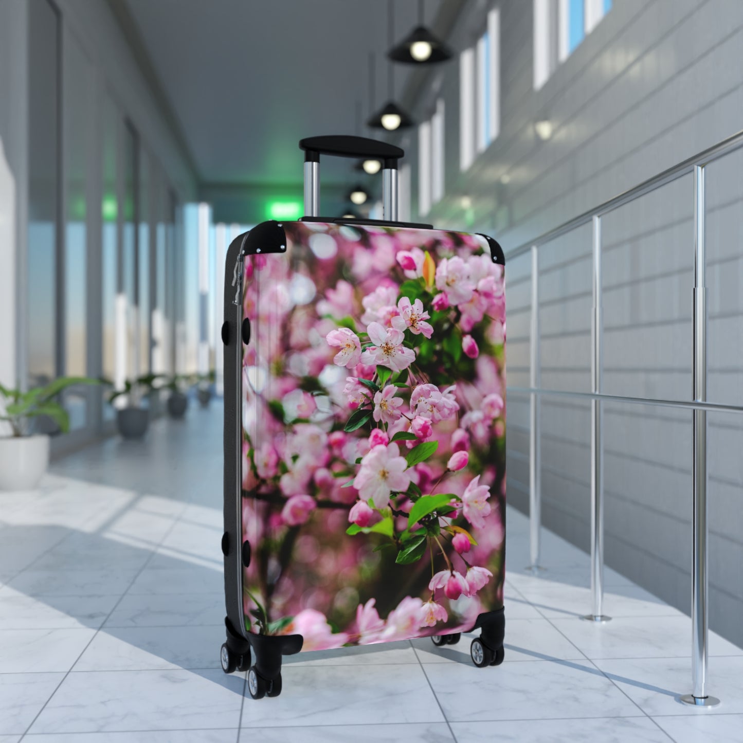 Nature Flowers Floral Cherry Blossom Art Carry-On Suitcase - Stylish Luggage for Travelers