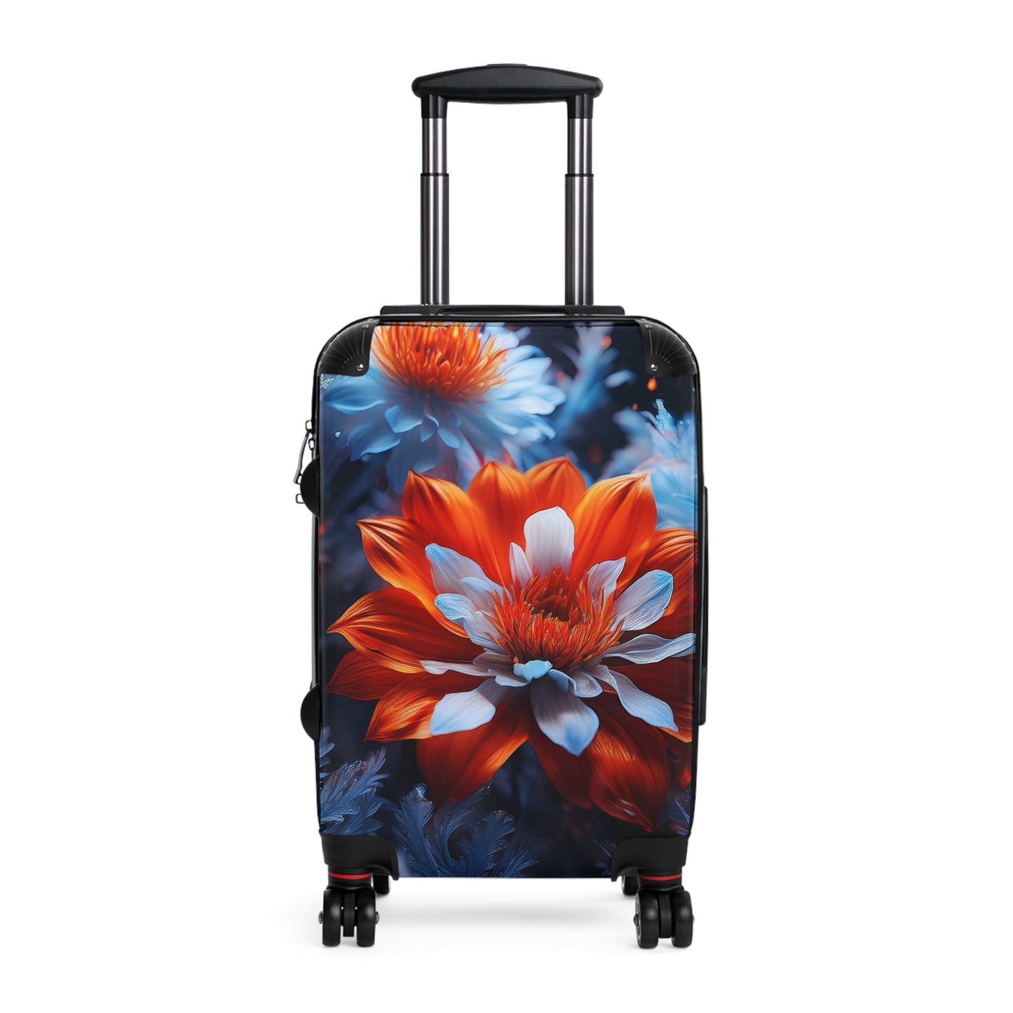 Nature Flowers Floral Orange Blooms Art Carry-On Suitcase - Stylish Luggage for Travelers
