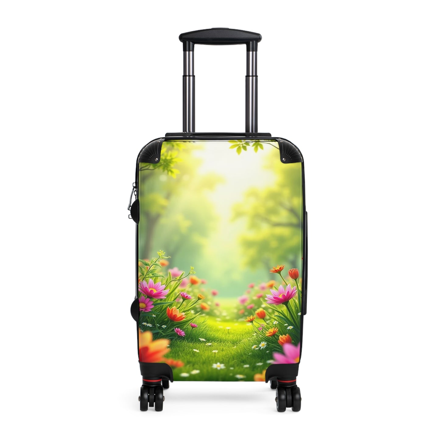 Nature Flowers Floral Field Art Carry-On Suitcase - Stylish Luggage for Travelers