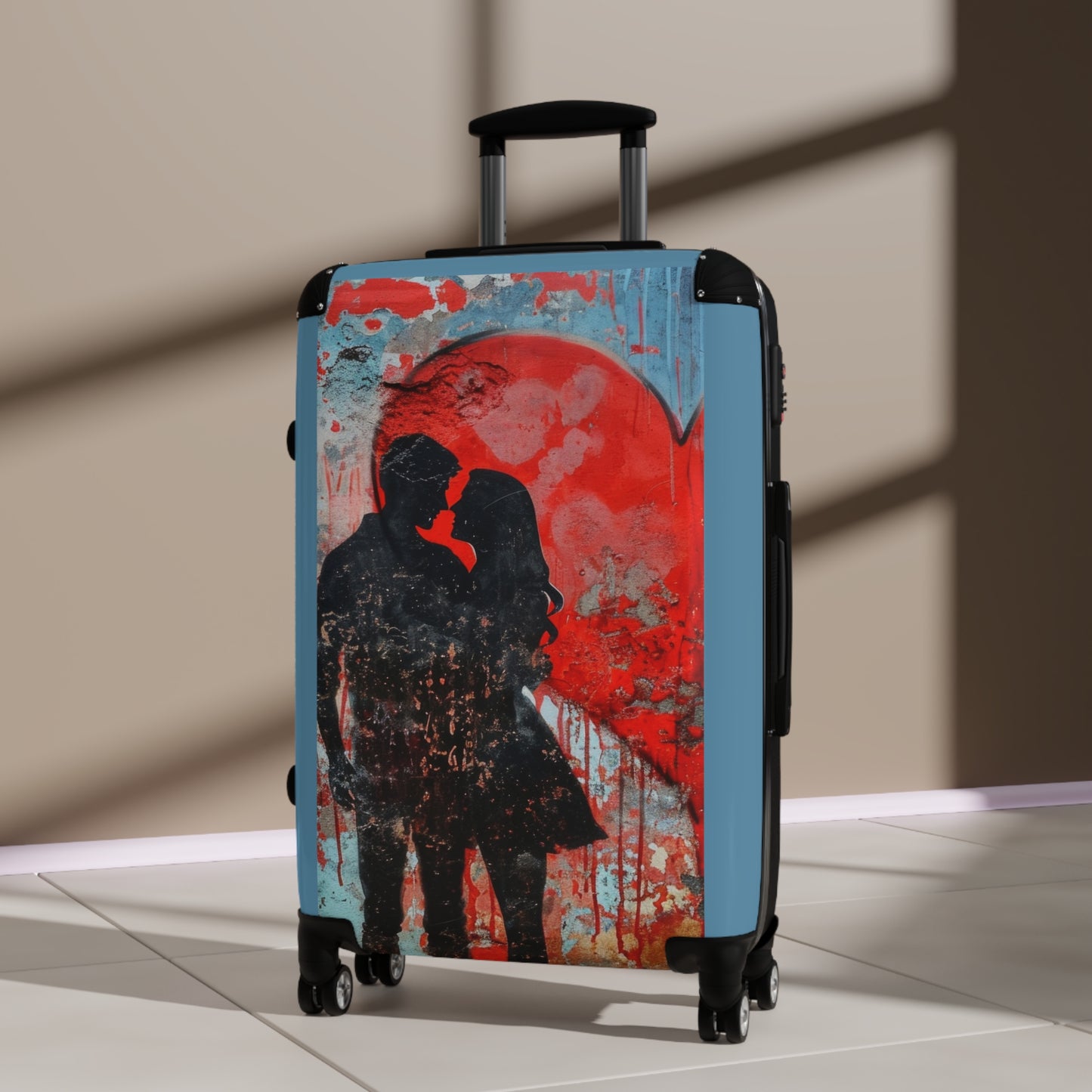 Love Couple Romantic Art Carry-On Suitcase - Stylish Luggage for Travelers