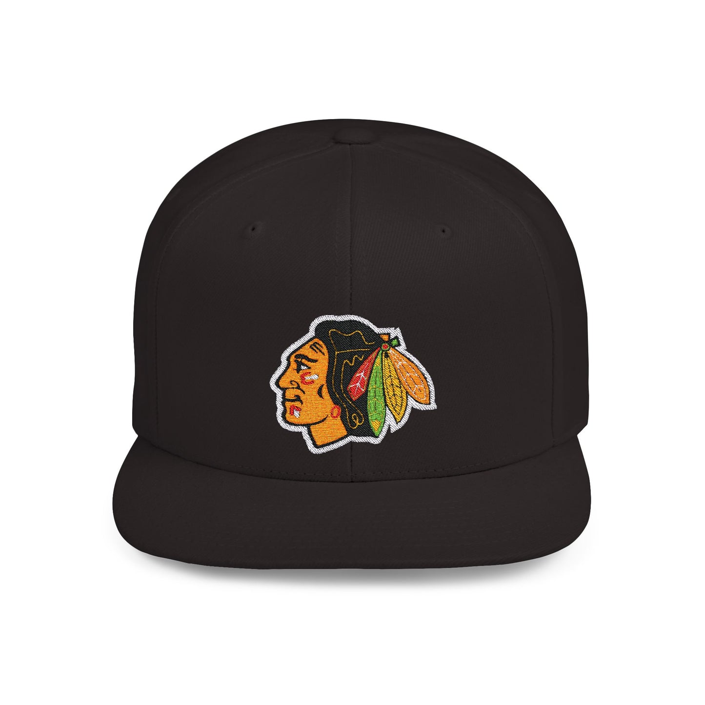 Chicago Blackhawks Flat Bill Snapback – Lightweight, Custom Fit, Premium Quality