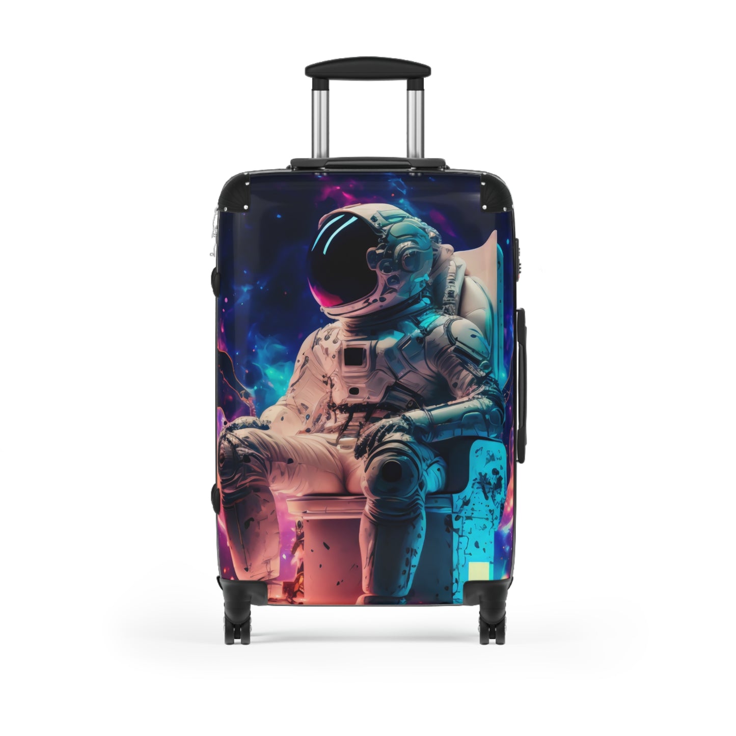 Space Astronaut Chill Carry-On Suitcase - Stylish Luggage for Travelers