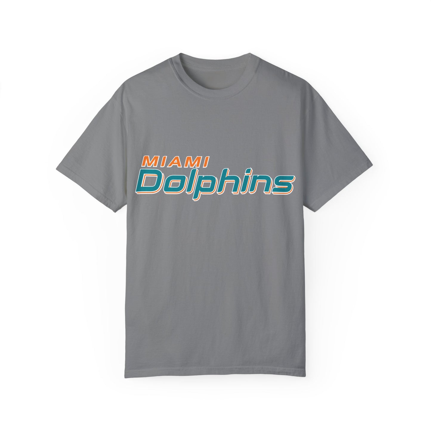 Miami Dolphins Garment-Dyed T-Shirt – Premium Cotton Tee for Customization