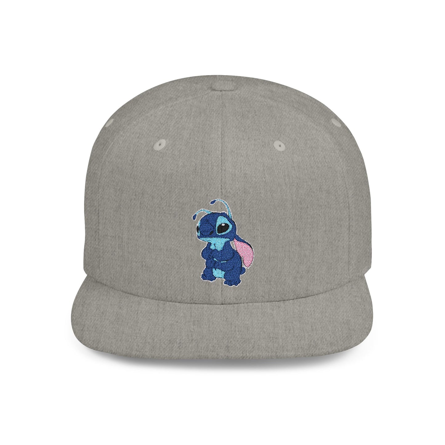 Sad Stitch Disney Flat Bill Snapback – Lightweight, Custom Fit, Premium Quality