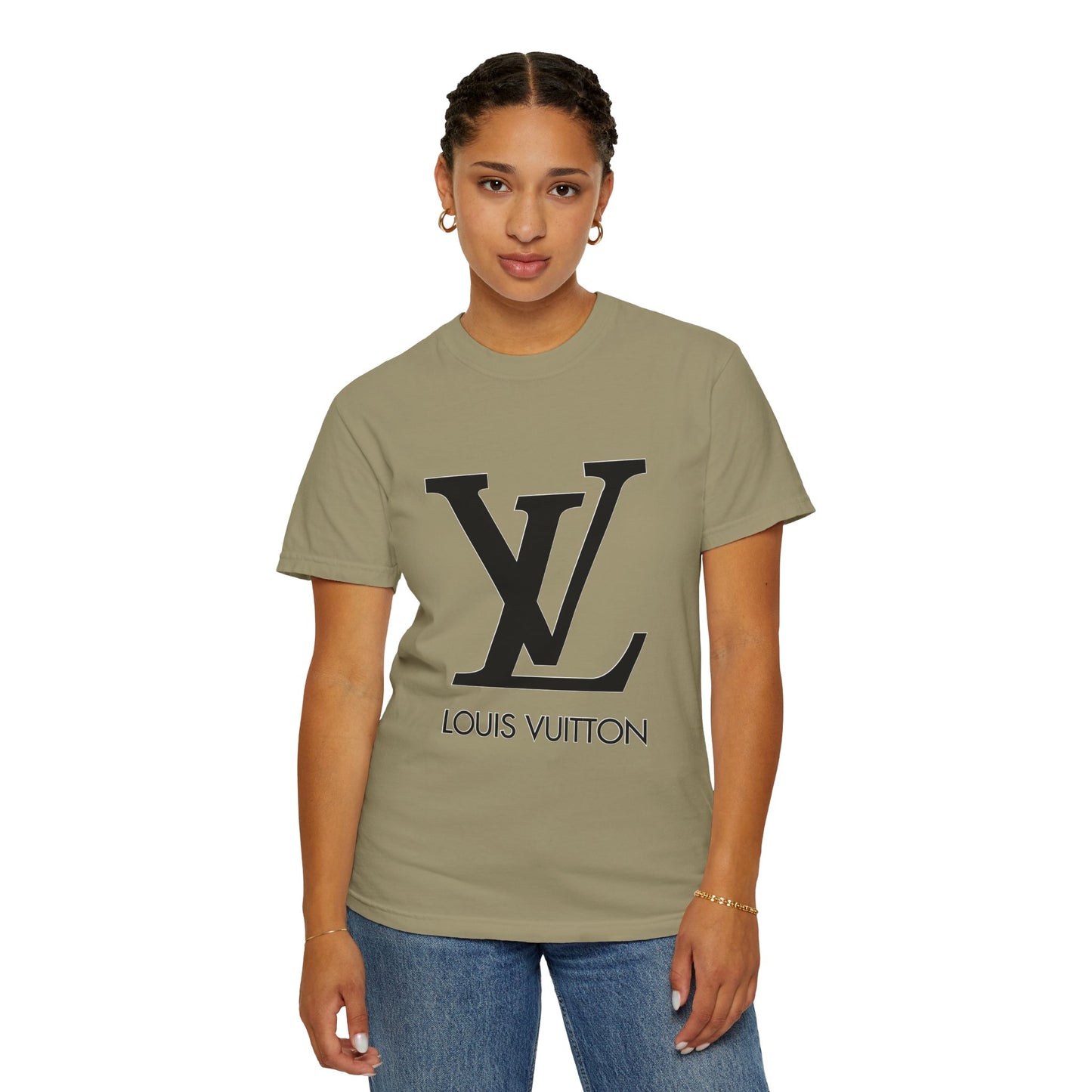 Louis Vuitton Garment-Dyed T-Shirt – Premium Cotton Tee for Customization