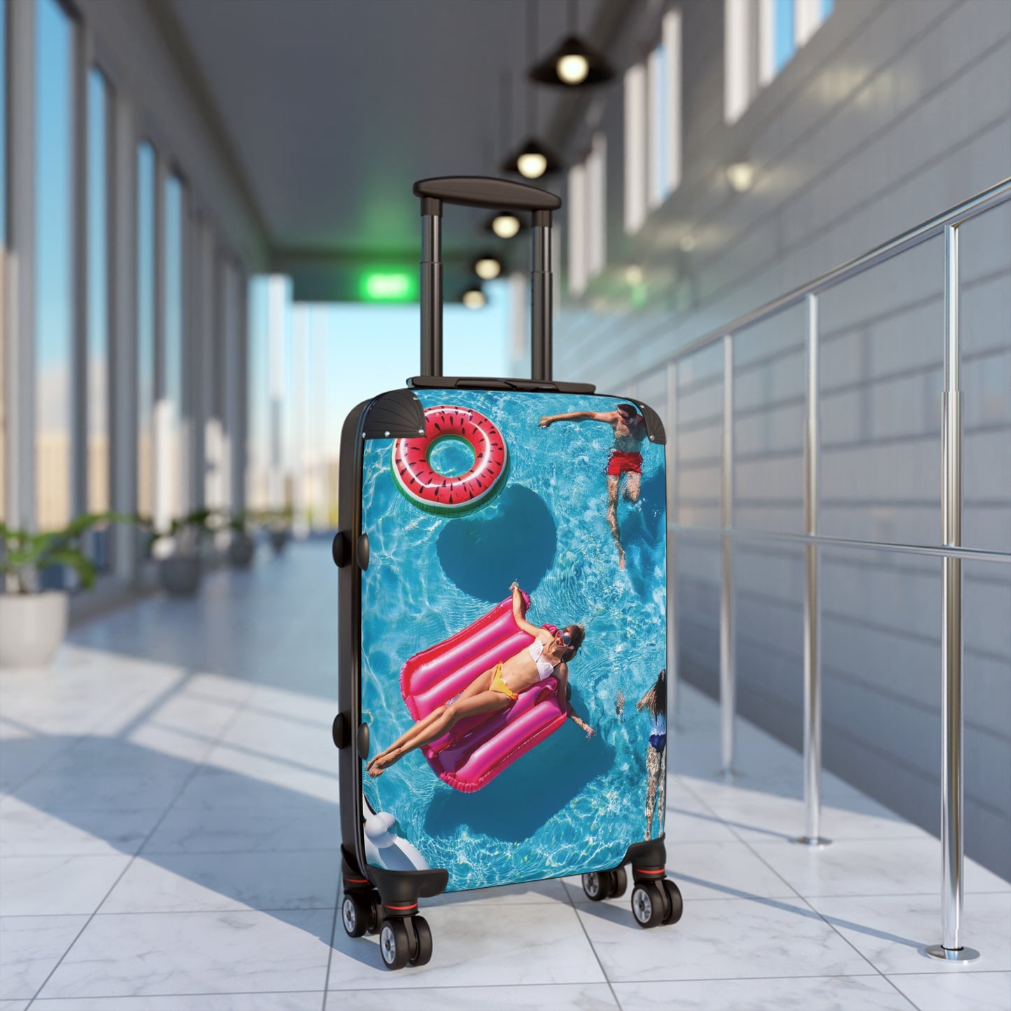 Nature Summer Pattern Carry-On Suitcase - Stylish Luggage for Travelers