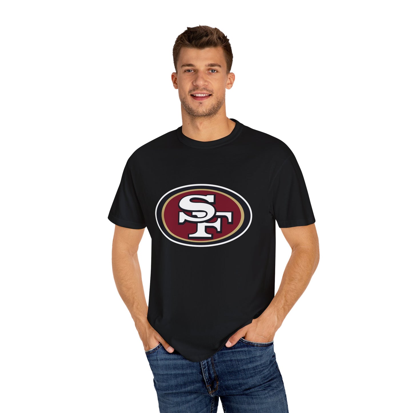 San Francisco 49ers Fan Gifts Garment-Dyed T-Shirt – Premium Cotton Tee for Customization