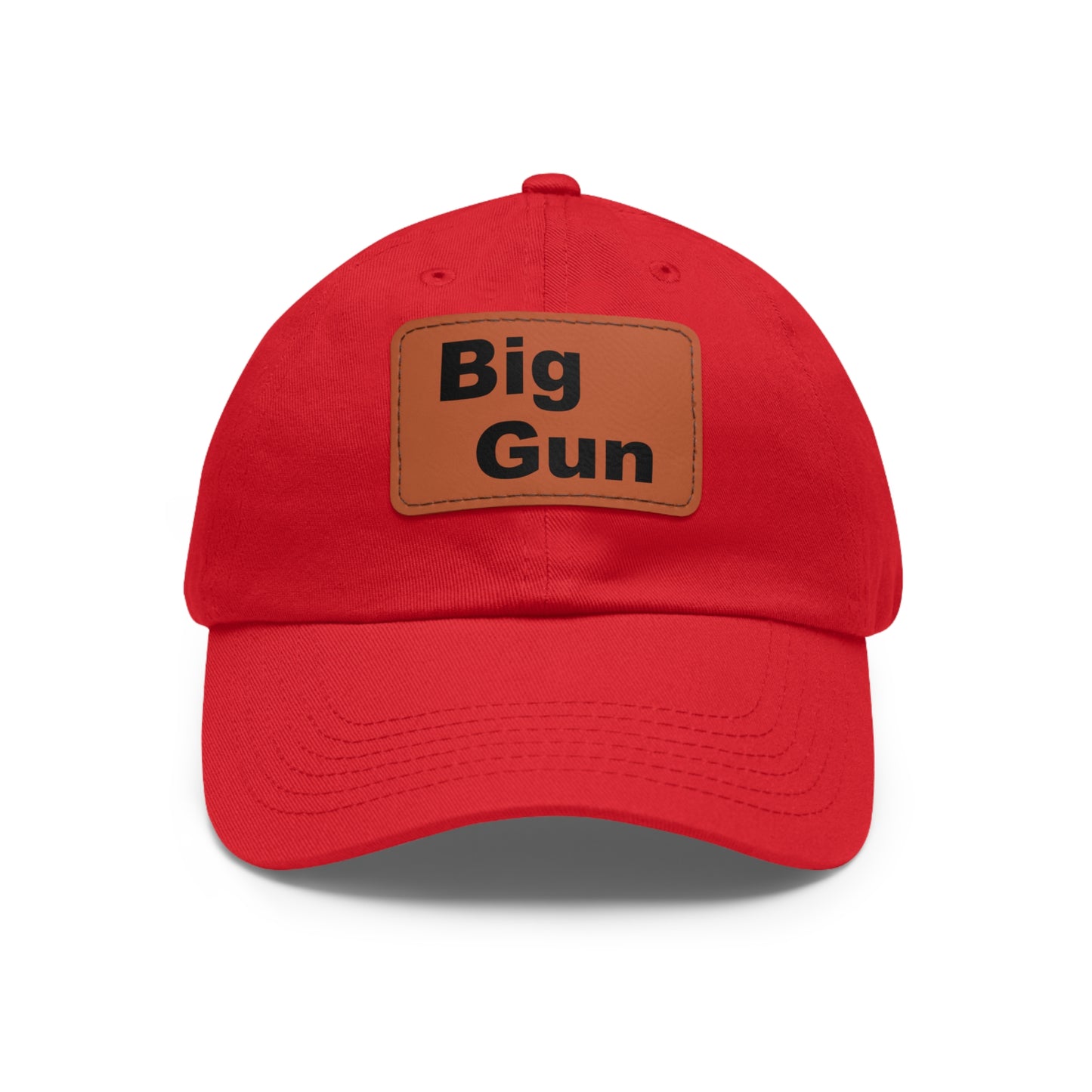 Dad Leather Patch Hat Big Gun – Timeless Style, Perfect Fit