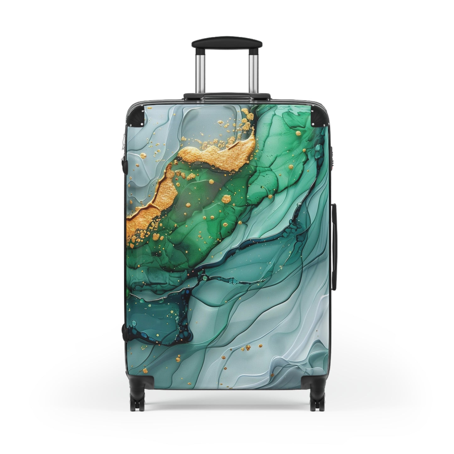 Nature Flowers Floral Animated Purple Art Carry-On Suitcase - Stylish Luggage for Travelers