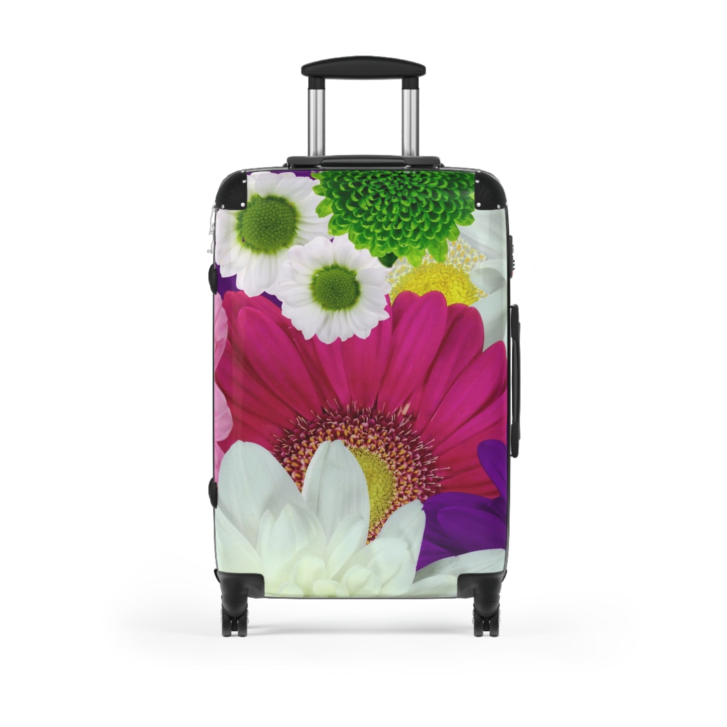 Nature Flowers Floral Chrysanthemum Colorful Art Carry-On Suitcase - Stylish Luggage for Travelers