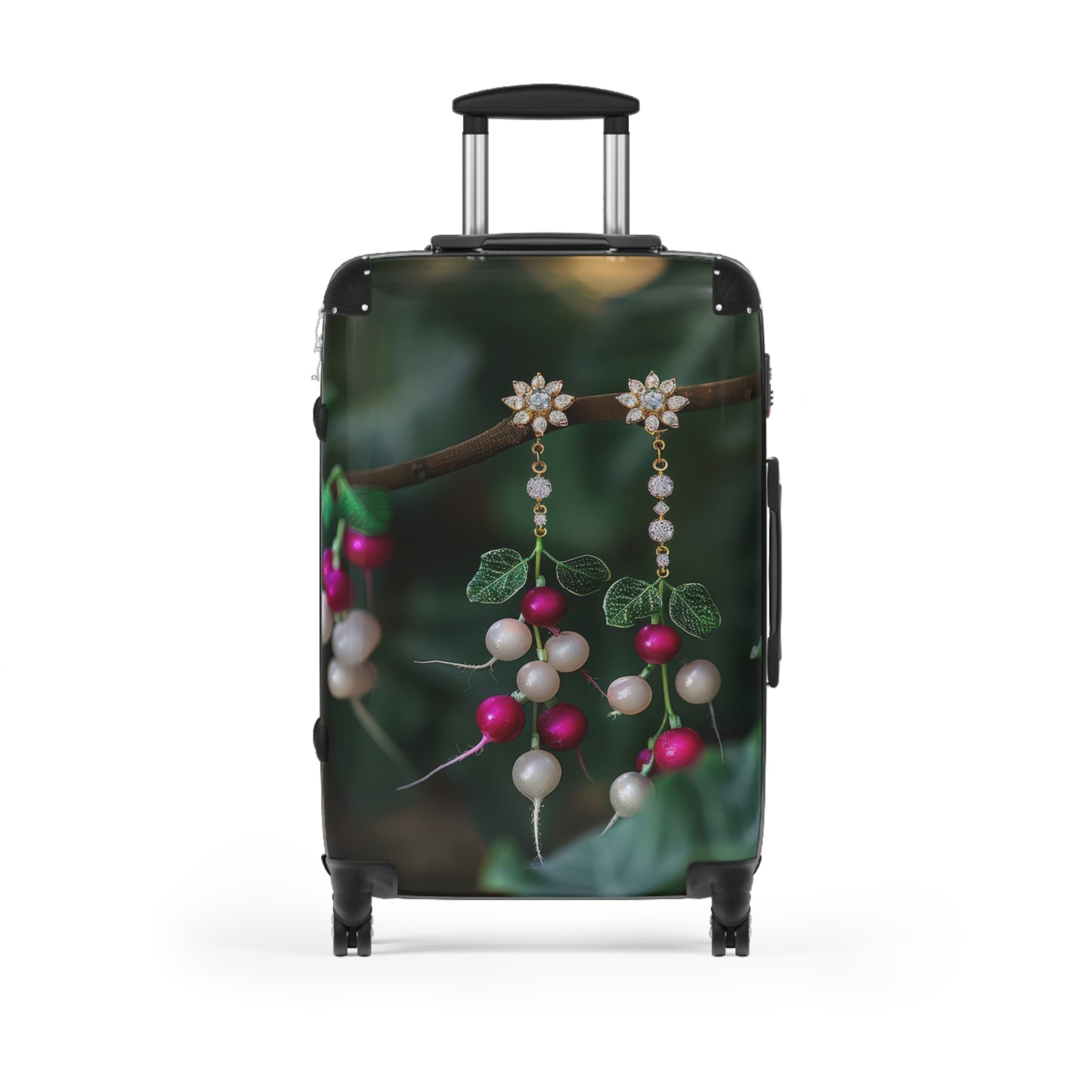 Nature Earings Leaves Art Carry-On Suitcase - Stylish Luggage for Travelers