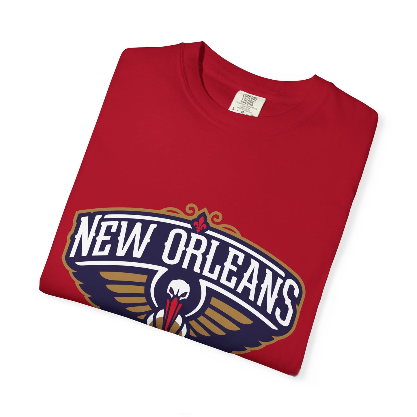 New Orleans Pelicans Garment-Dyed T-Shirt – Premium Cotton Tee for Customization