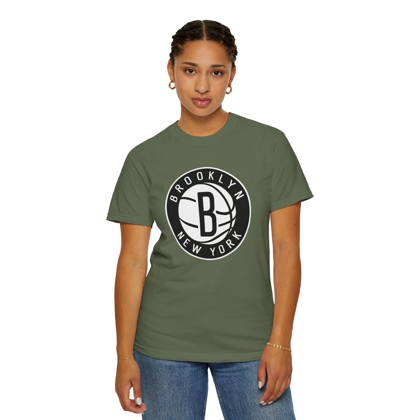 Brooklyn Nets Game Day Gear Garment-Dyed T-Shirt – Premium Cotton Tee for Customization