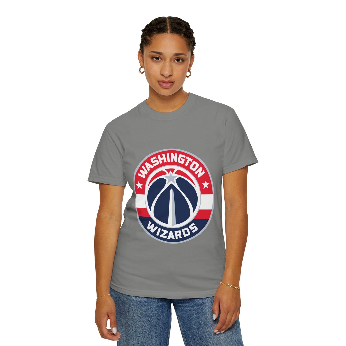 Washington Wizards Strong Garment-Dyed T-Shirt – Premium Cotton Tee for Customization