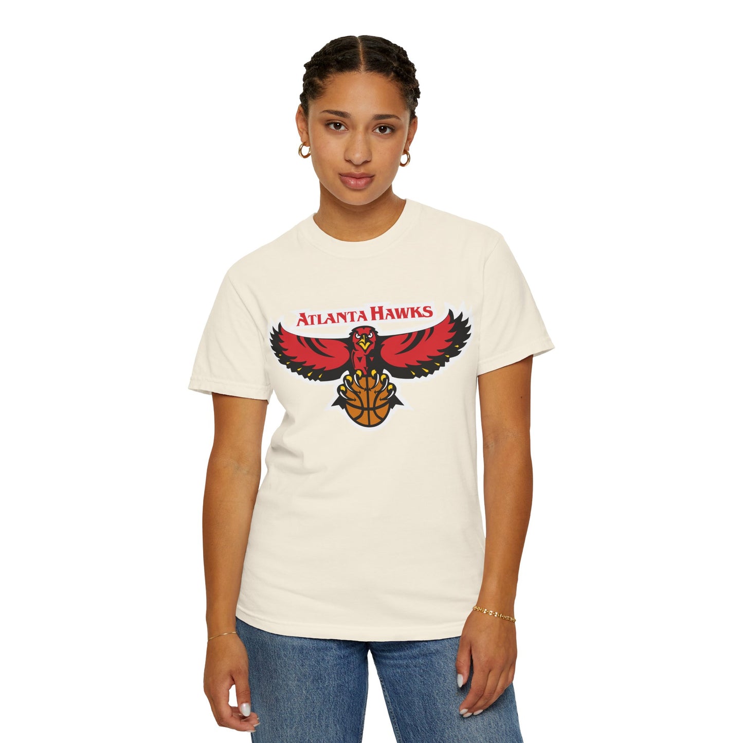 Atlanta Hawks Rise And Grind Garment-Dyed T-Shirt – Premium Cotton Tee for Customization
