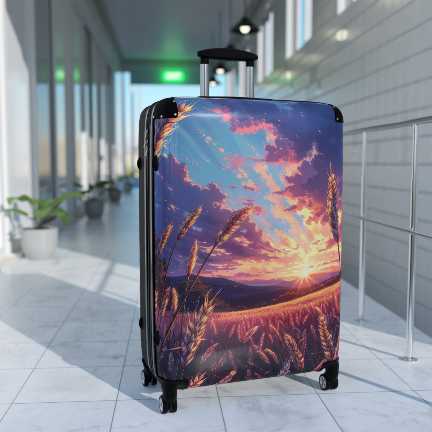 Nature Sunset Stunning Art Carry-On Suitcase - Stylish Luggage for Travelers