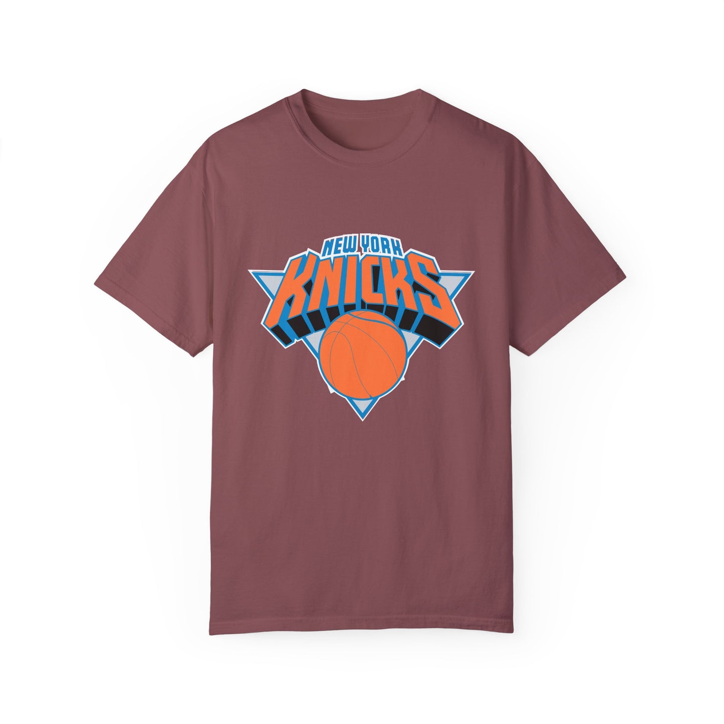 New York Knicks Hoop Lifestyle Garment-Dyed T-Shirt – Premium Cotton Tee for Customization