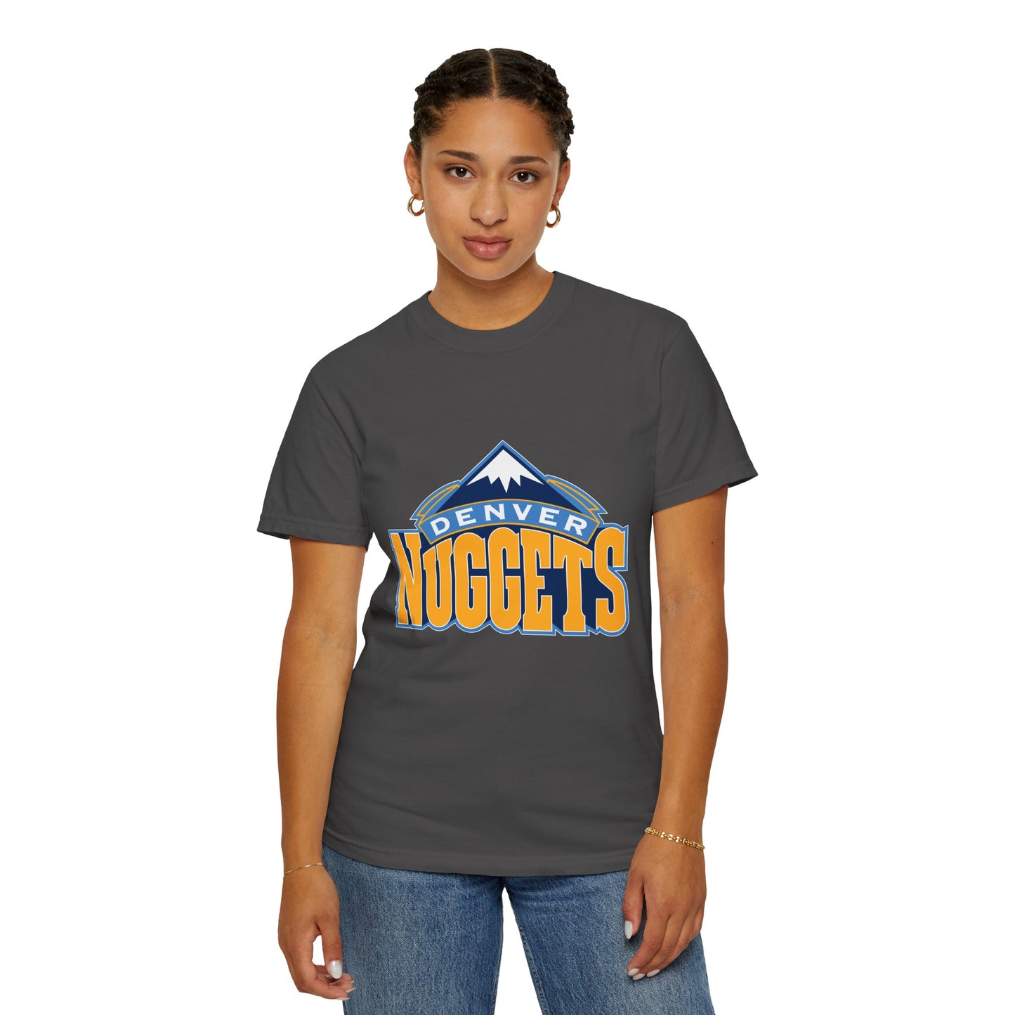 Denver Nuggets Garment-Dyed T-Shirt – Premium Cotton Tee for Customization