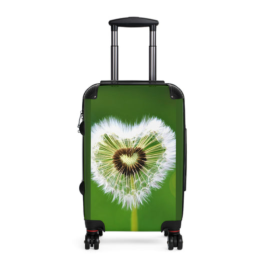 Love Heart Shape Art Carry-On Suitcase - Stylish Luggage for Travelers