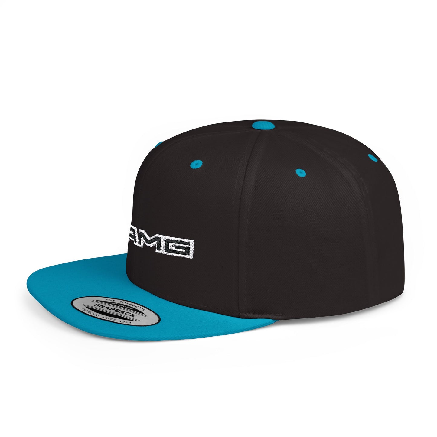AMG Flat Bill Snapback – Lightweight, Custom Fit, Premium Quality
