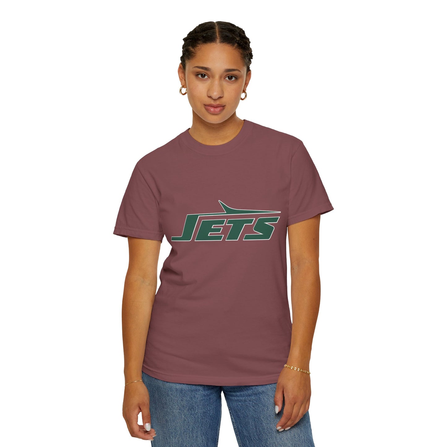 New York Jets Football Accessories Garment-Dyed T-Shirt – Premium Cotton Tee for Customization