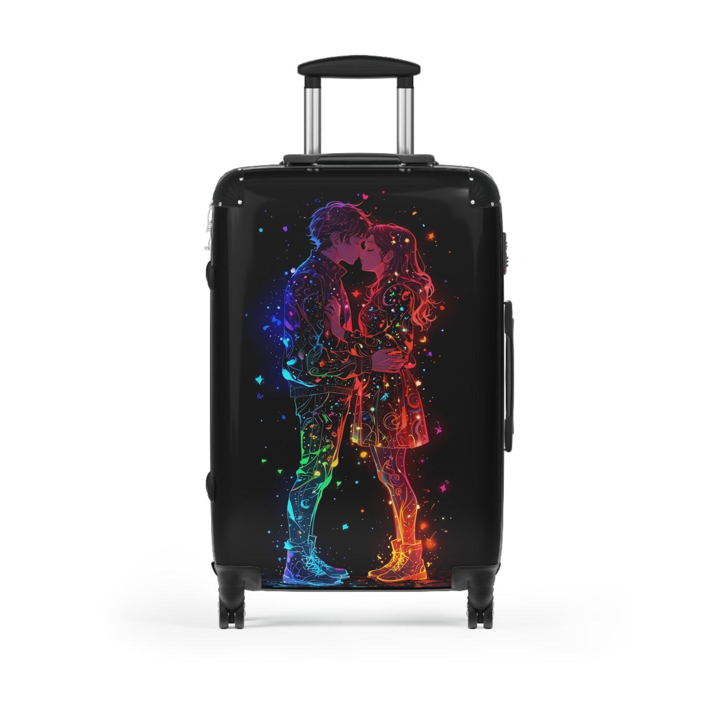 Love Kissing Couple Art Carry-On Suitcase - Stylish Luggage for Travelers