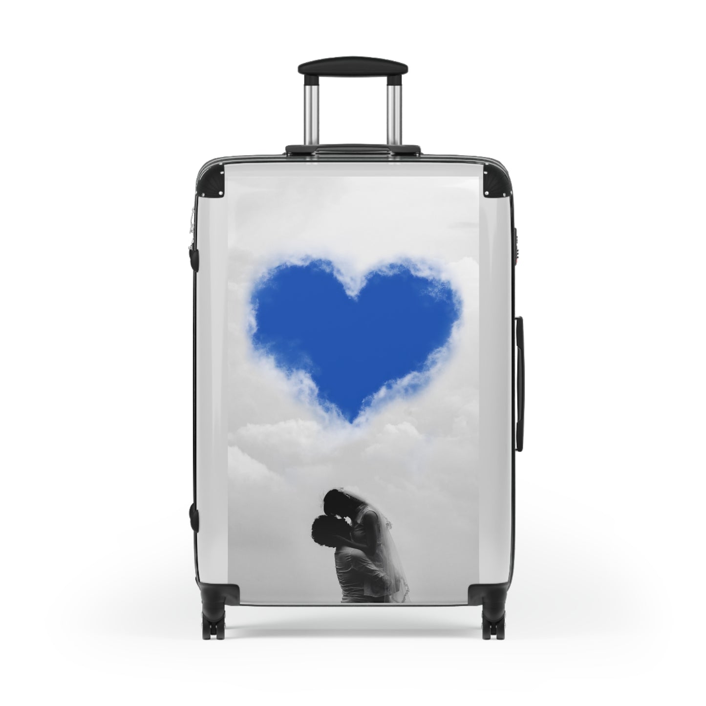 Love Couple Cloudy Art Carry-On Suitcase - Stylish Luggage for Travelers