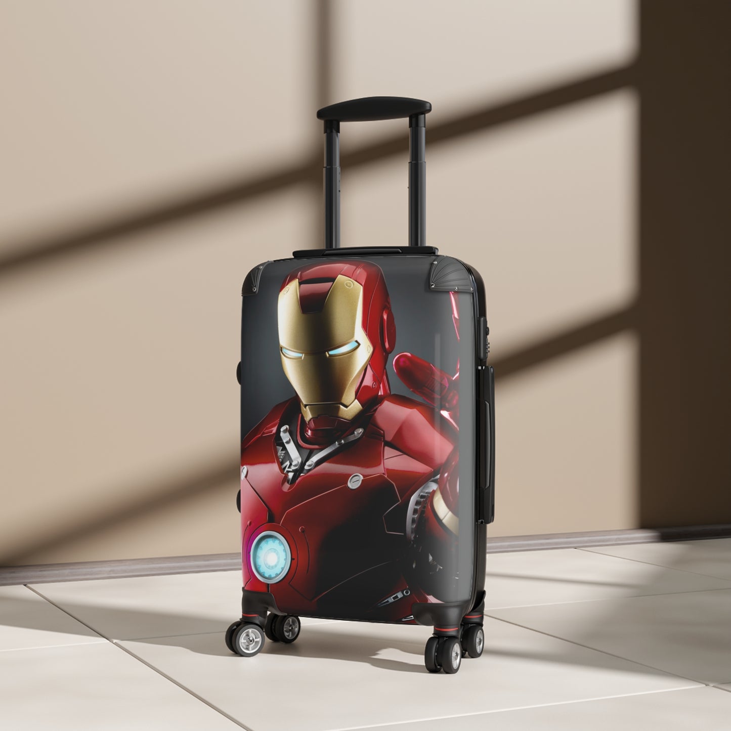 Video Games Iron Man Mark III Carry-On Suitcase - Stylish Luggage for Travelers
