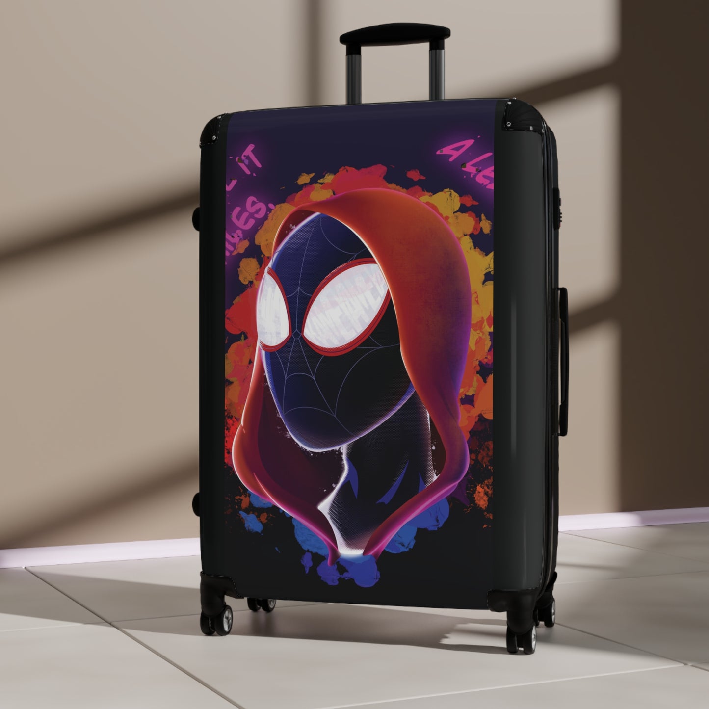 Marvel Miles Morales Carry-On Suitcase - Stylish Luggage for Travelers