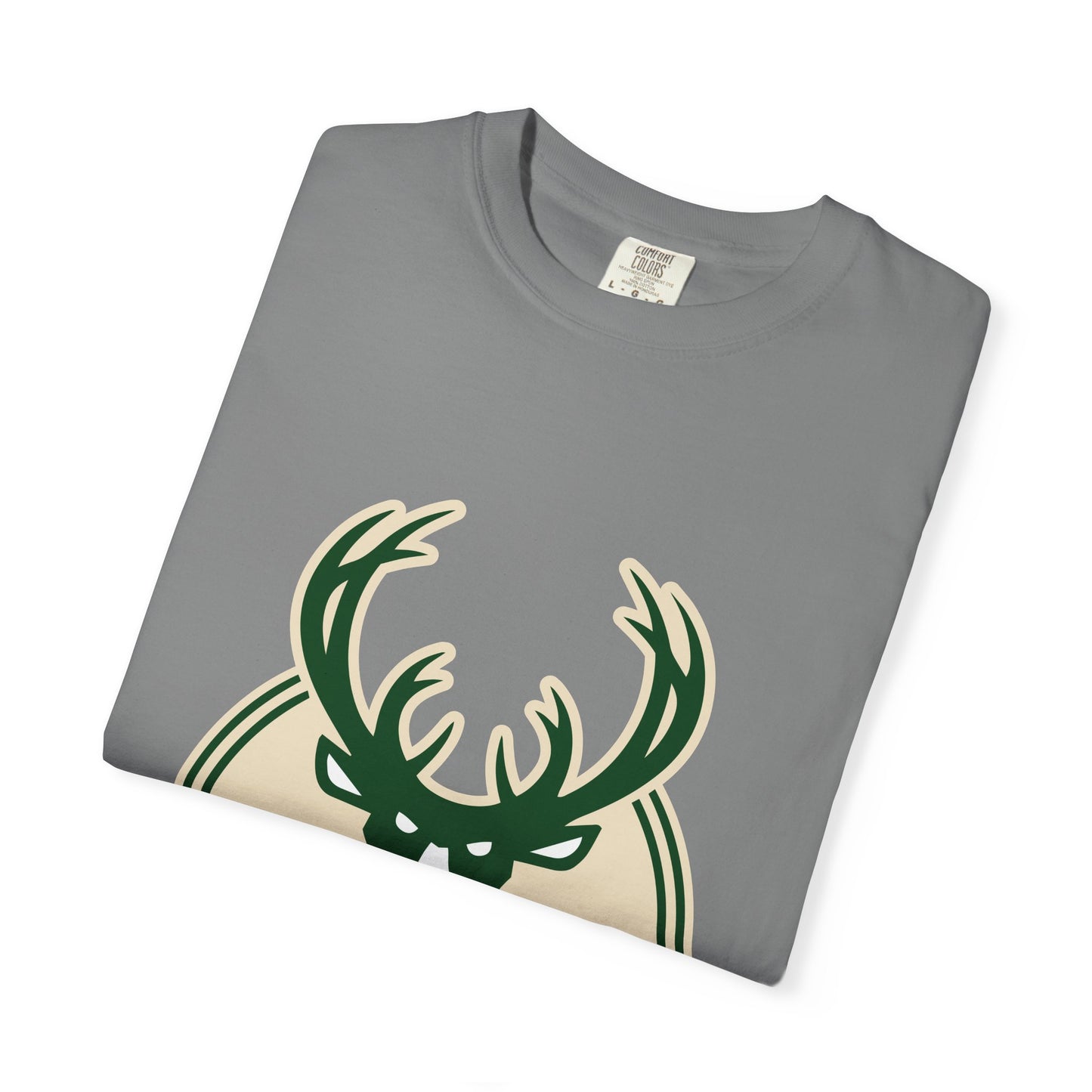 Milwaukee Bucks NBA Garment-Dyed T-Shirt – Premium Cotton Tee for Customization