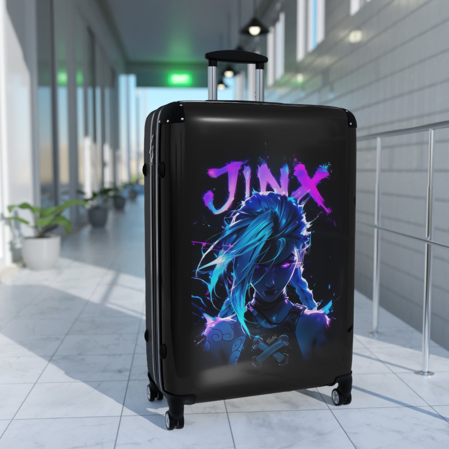 Video Games Jinx League of Legends Carry-On Suitcase - Stylish Luggage for Travelers