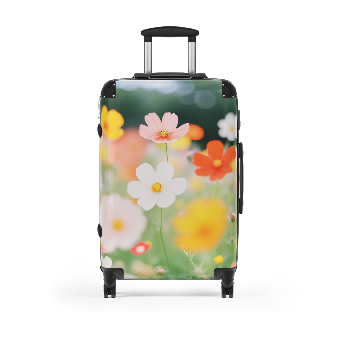 Nature Flowers Floral Colorful Art Carry-On Suitcase - Stylish Luggage for Travelers