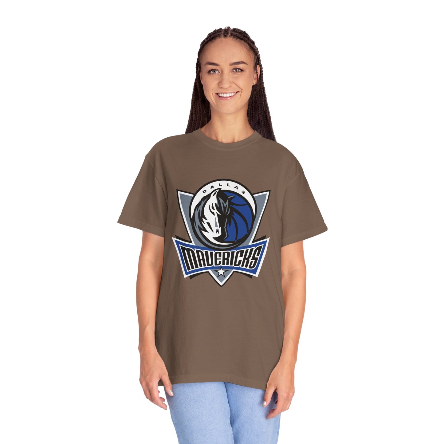 Dallas Mavericks Garment-Dyed T-Shirt – Premium Cotton Tee for Customization