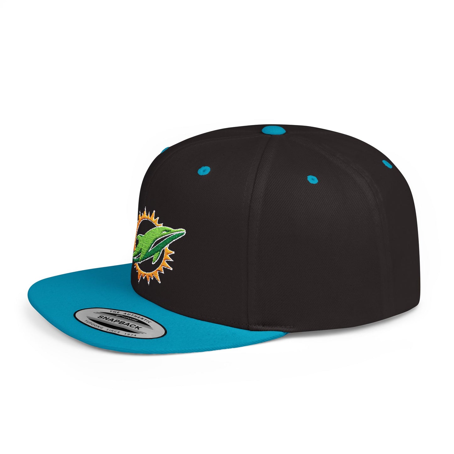 Miami Dolphins Go Dolphins Flat Bill Snapback – Lightweight, Custom Fit, Premium Quality