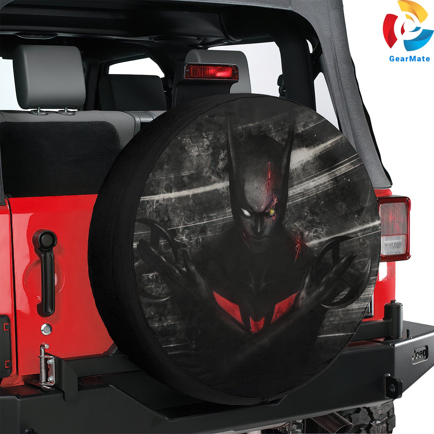 DC Batman Comics Spare Tire Cover – Premium Waterproof UV Resistant Protector