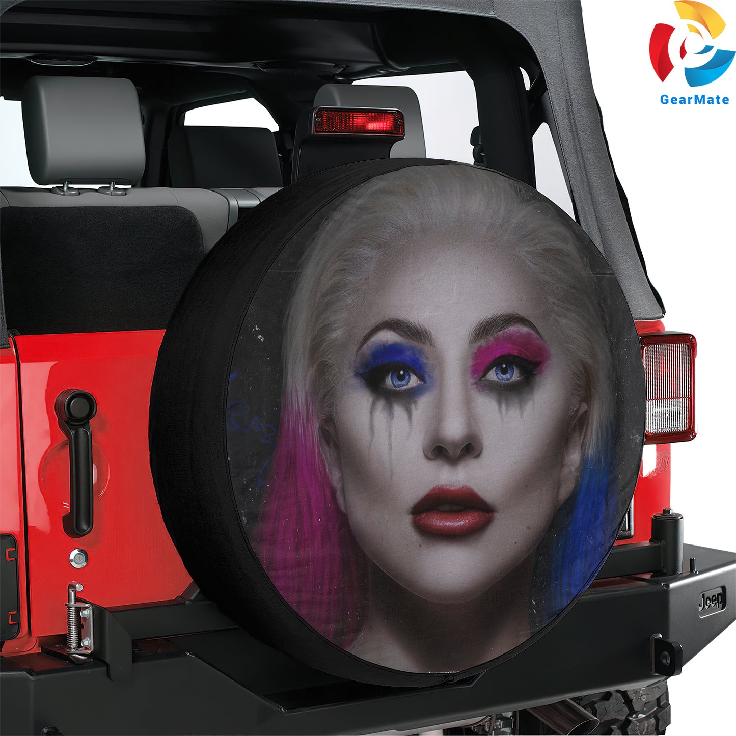 DC Harley Quinn Spare Tire Cover – Premium Waterproof UV Resistant Protector