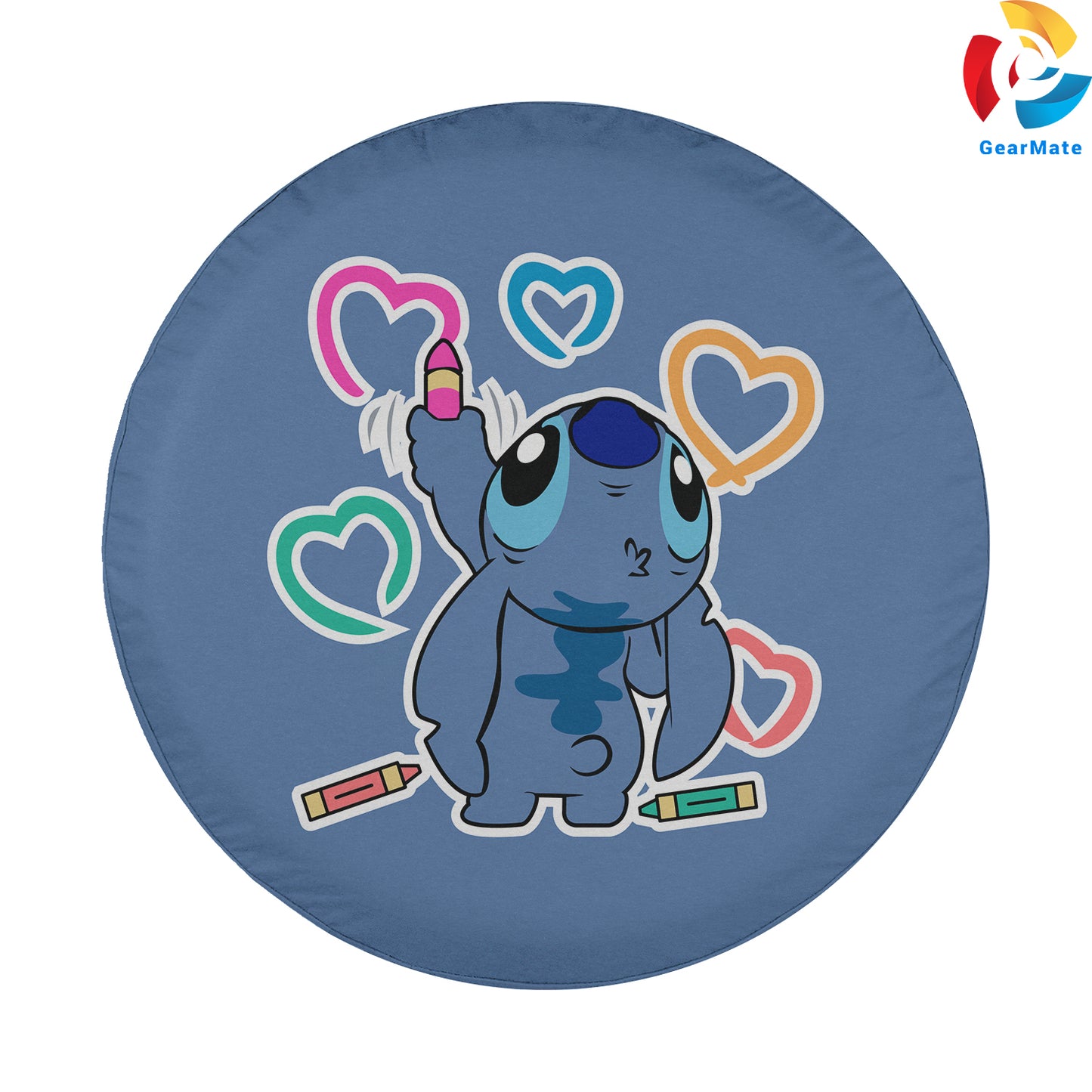 Stitch Disney Fun Spare Tire Cover – Premium Waterproof UV Resistant Protector