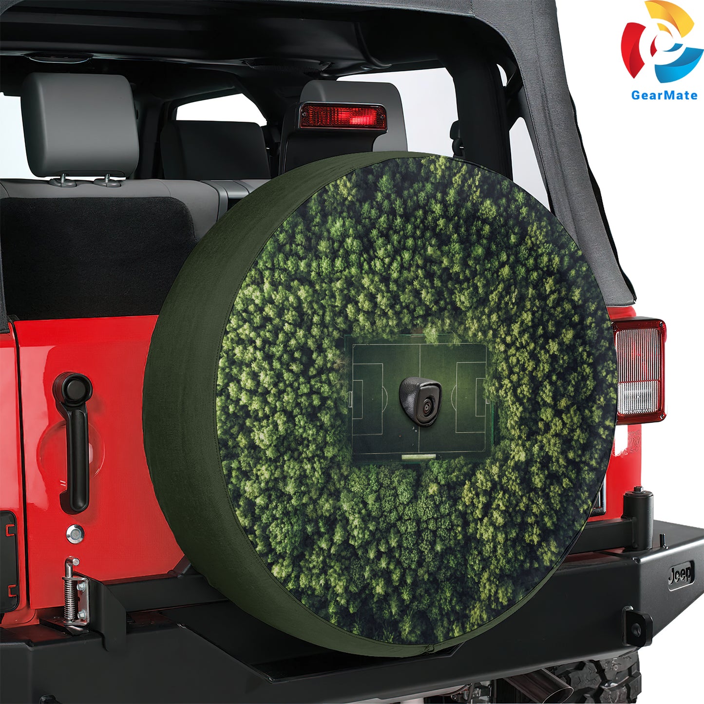 Soccer Field Spare Tire Cover – Premium Waterproof UV Resistant Protector
