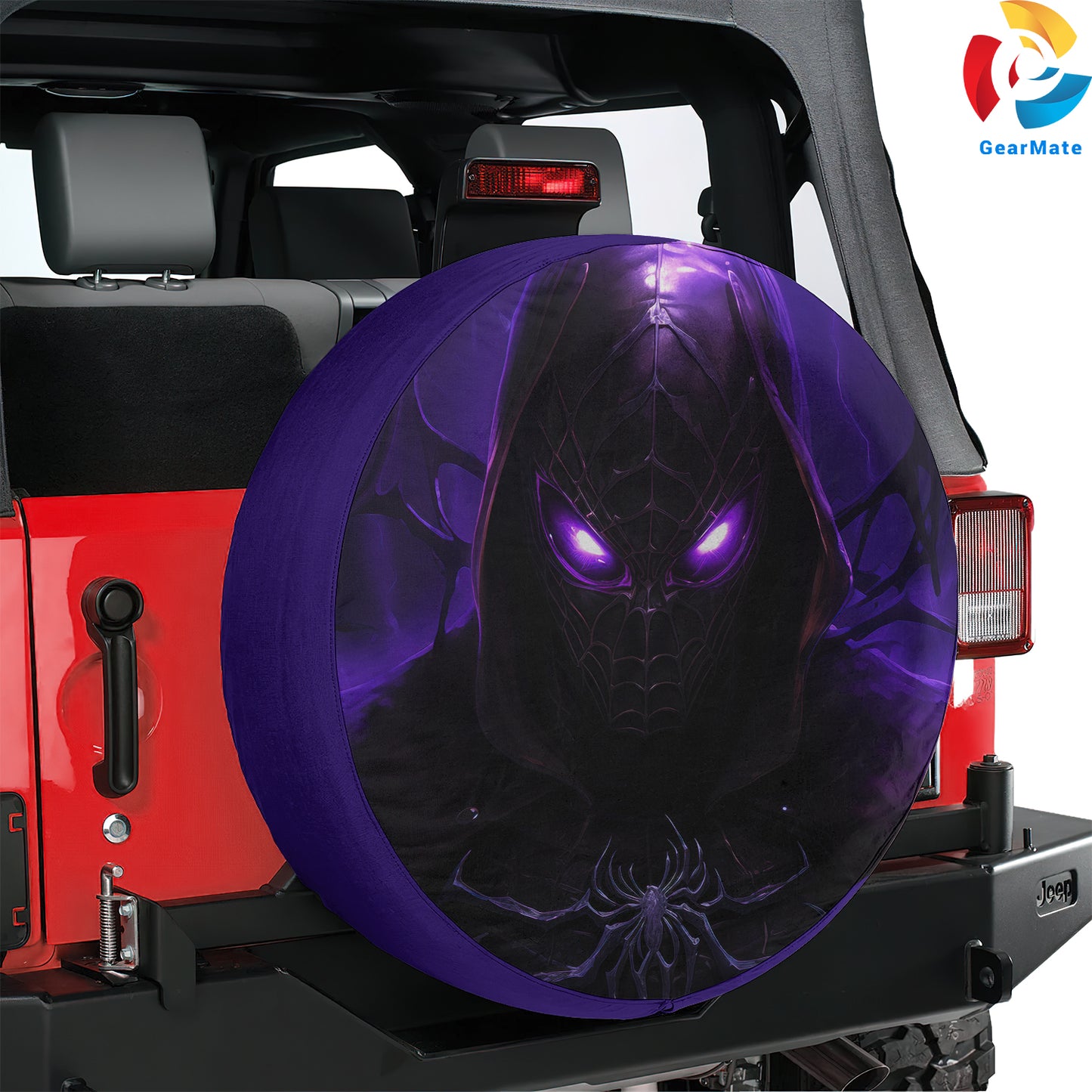 Marvel Spiderman Superheroes Spare Tire Cover – Premium Waterproof UV Resistant Protector