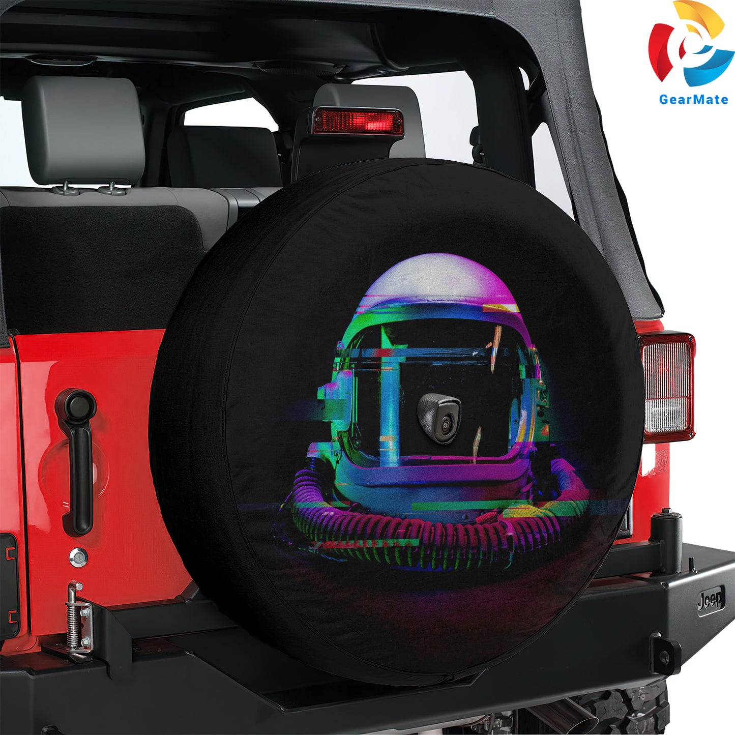 Astronaut Helmet Spare Tire Cover – Premium Waterproof UV Resistant Protector