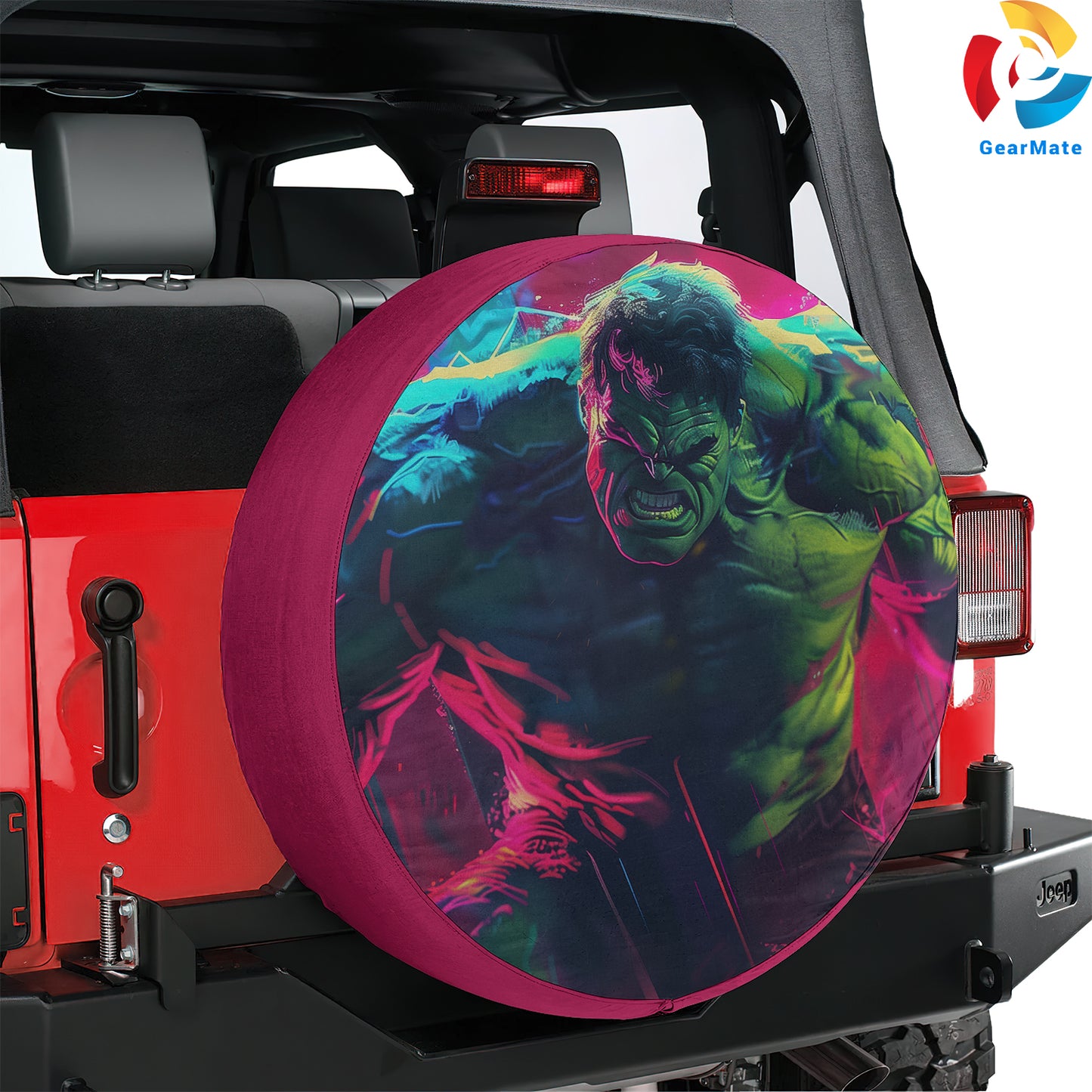 Hulk Smash Spare Tire Cover – Premium Waterproof UV Resistant Protector