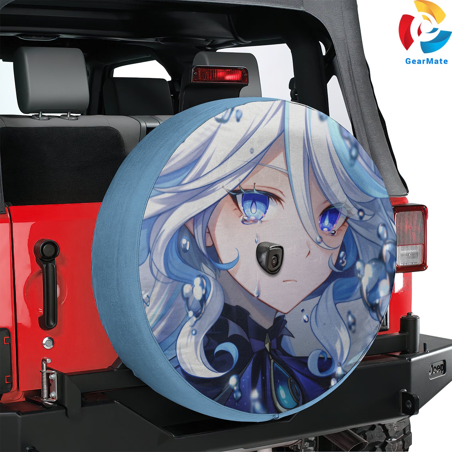 Genshin Impact Furina Spare Tire Cover – Premium Waterproof UV Resistant Protector
